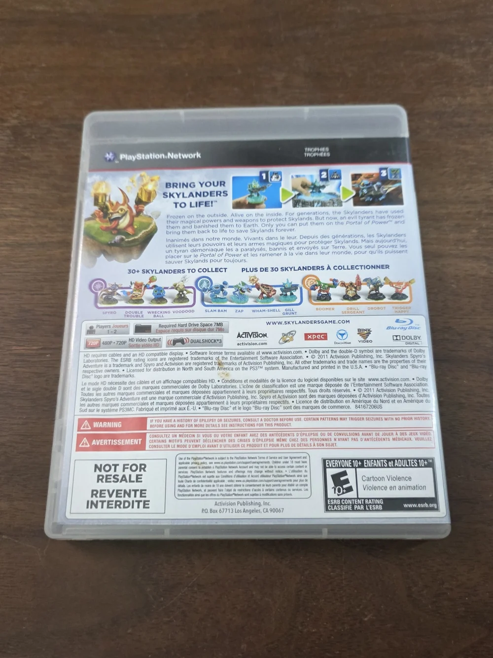 Sony PS3 Skylanders: Spyro's Adventure - White & Blue Cover - Picture 4 of 4